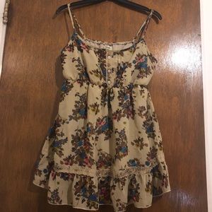 Tan/Beige Lily Star Tank Top